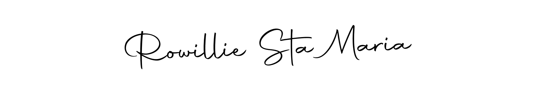 Rowillie Sta Maria stylish signature style. Best Handwritten Sign (Autography-DOLnW) for my name. Handwritten Signature Collection Ideas for my name Rowillie Sta Maria. Rowillie Sta Maria signature style 10 images and pictures png