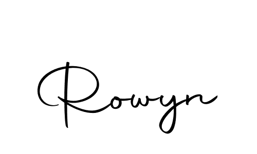 You should practise on your own different ways (Autography-DOLnW) to write your name (Rowyn) in signature. don't let someone else do it for you. Rowyn signature style 10 images and pictures png