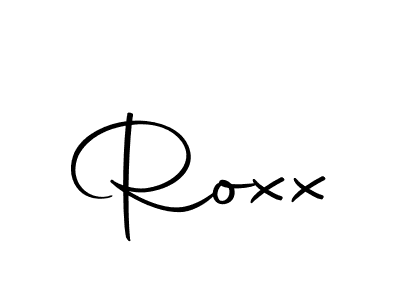 How to make Roxx signature? Autography-DOLnW is a professional autograph style. Create handwritten signature for Roxx name. Roxx signature style 10 images and pictures png