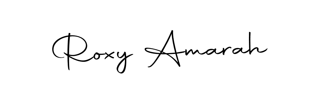 Use a signature maker to create a handwritten signature online. With this signature software, you can design (Autography-DOLnW) your own signature for name Roxy Amarah. Roxy Amarah signature style 10 images and pictures png