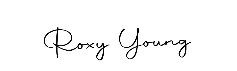 if you are searching for the best signature style for your name Roxy Young. so please give up your signature search. here we have designed multiple signature styles  using Autography-DOLnW. Roxy Young signature style 10 images and pictures png