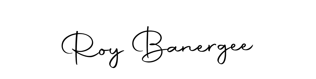 Also we have Roy Banergee name is the best signature style. Create professional handwritten signature collection using Autography-DOLnW autograph style. Roy Banergee signature style 10 images and pictures png