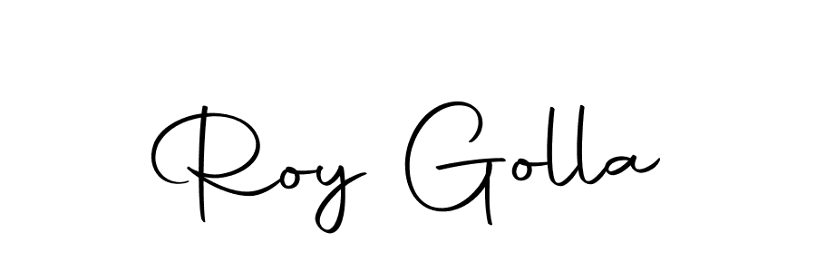 Use a signature maker to create a handwritten signature online. With this signature software, you can design (Autography-DOLnW) your own signature for name Roy Golla. Roy Golla signature style 10 images and pictures png