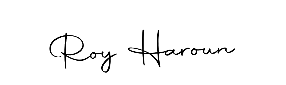 Similarly Autography-DOLnW is the best handwritten signature design. Signature creator online .You can use it as an online autograph creator for name Roy Haroun. Roy Haroun signature style 10 images and pictures png