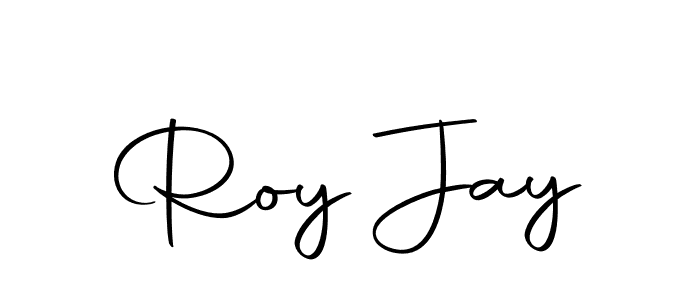 Make a beautiful signature design for name Roy Jay. With this signature (Autography-DOLnW) style, you can create a handwritten signature for free. Roy Jay signature style 10 images and pictures png