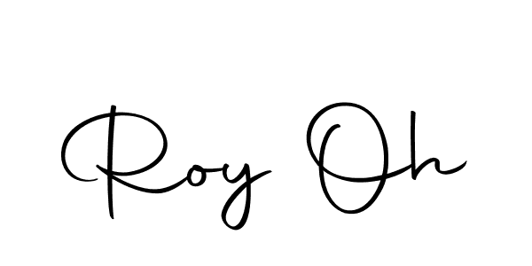 Make a beautiful signature design for name Roy Oh. With this signature (Autography-DOLnW) style, you can create a handwritten signature for free. Roy Oh signature style 10 images and pictures png