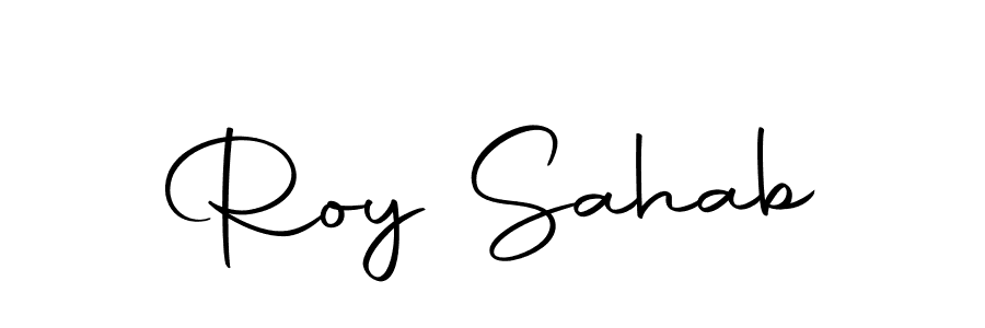 Make a beautiful signature design for name Roy Sahab. With this signature (Autography-DOLnW) style, you can create a handwritten signature for free. Roy Sahab signature style 10 images and pictures png