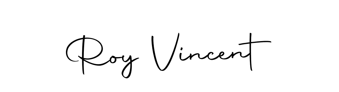 Make a beautiful signature design for name Roy Vincent. Use this online signature maker to create a handwritten signature for free. Roy Vincent signature style 10 images and pictures png