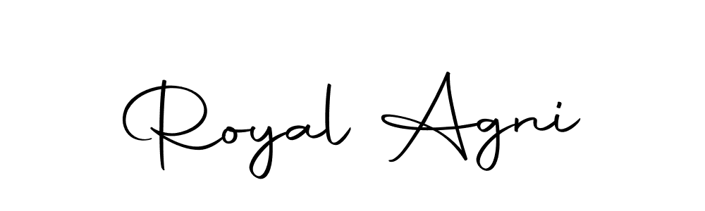 Make a beautiful signature design for name Royal Agni. Use this online signature maker to create a handwritten signature for free. Royal Agni signature style 10 images and pictures png