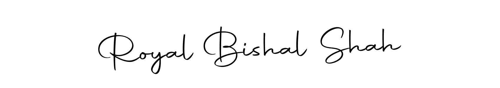 It looks lik you need a new signature style for name Royal Bishal Shah. Design unique handwritten (Autography-DOLnW) signature with our free signature maker in just a few clicks. Royal Bishal Shah signature style 10 images and pictures png