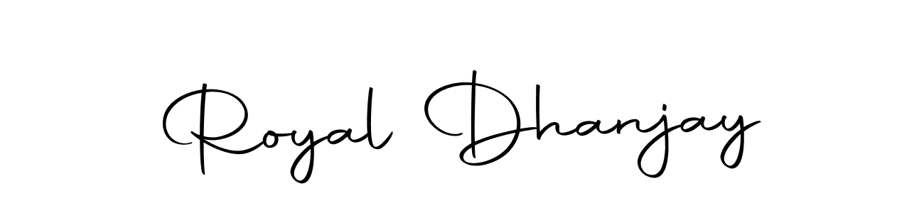You should practise on your own different ways (Autography-DOLnW) to write your name (Royal Dhanjay) in signature. don't let someone else do it for you. Royal Dhanjay signature style 10 images and pictures png