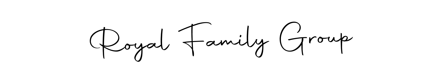 Design your own signature with our free online signature maker. With this signature software, you can create a handwritten (Autography-DOLnW) signature for name Royal Family Group. Royal Family Group signature style 10 images and pictures png