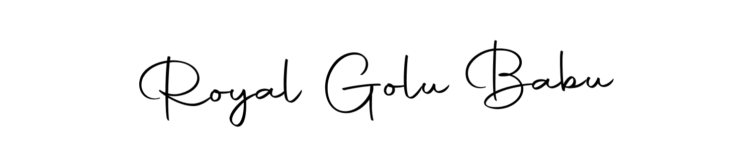 You can use this online signature creator to create a handwritten signature for the name Royal Golu Babu. This is the best online autograph maker. Royal Golu Babu signature style 10 images and pictures png