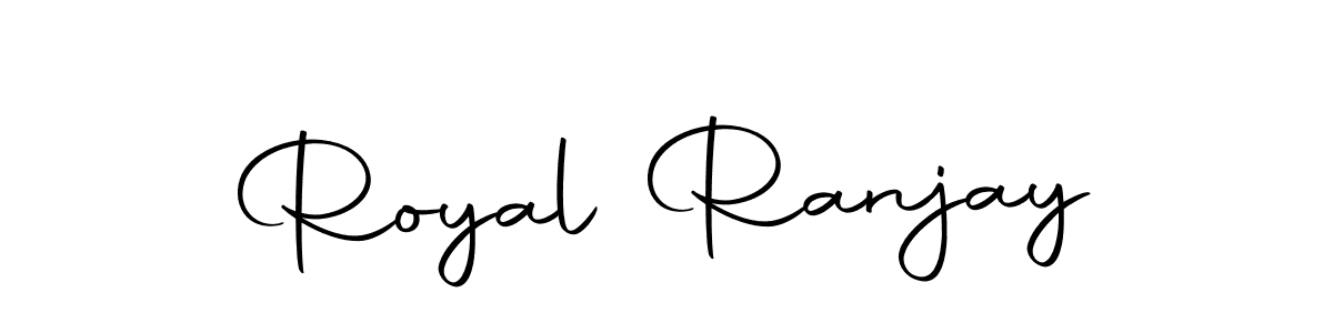 You should practise on your own different ways (Autography-DOLnW) to write your name (Royal Ranjay) in signature. don't let someone else do it for you. Royal Ranjay signature style 10 images and pictures png