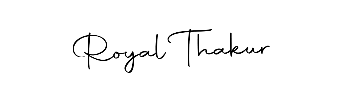 Similarly Autography-DOLnW is the best handwritten signature design. Signature creator online .You can use it as an online autograph creator for name Royal Thakur. Royal Thakur signature style 10 images and pictures png