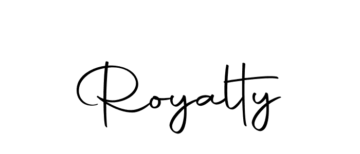 Design your own signature with our free online signature maker. With this signature software, you can create a handwritten (Autography-DOLnW) signature for name Royalty. Royalty signature style 10 images and pictures png
