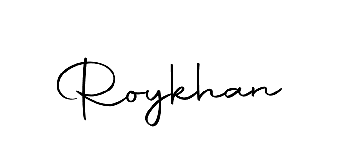 Here are the top 10 professional signature styles for the name Roykhan. These are the best autograph styles you can use for your name. Roykhan signature style 10 images and pictures png