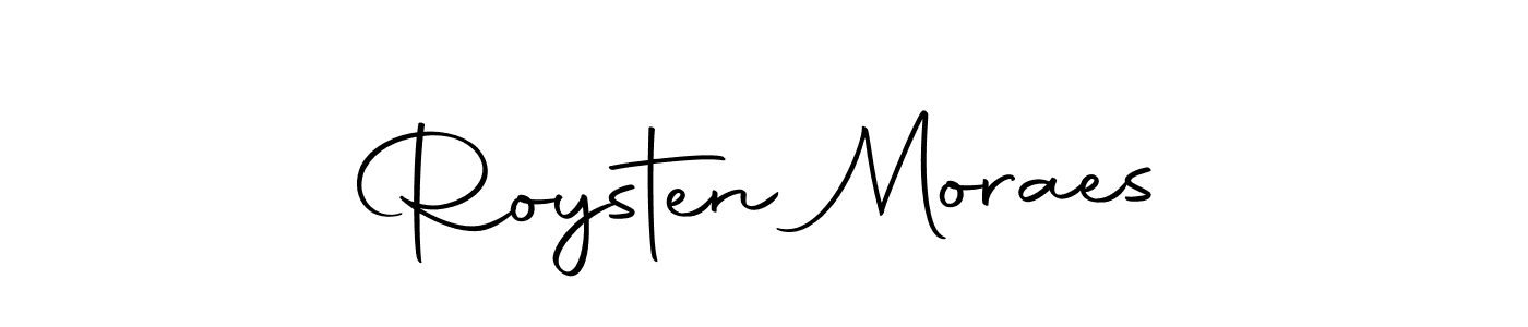 It looks lik you need a new signature style for name Roysten Moraes. Design unique handwritten (Autography-DOLnW) signature with our free signature maker in just a few clicks. Roysten Moraes signature style 10 images and pictures png