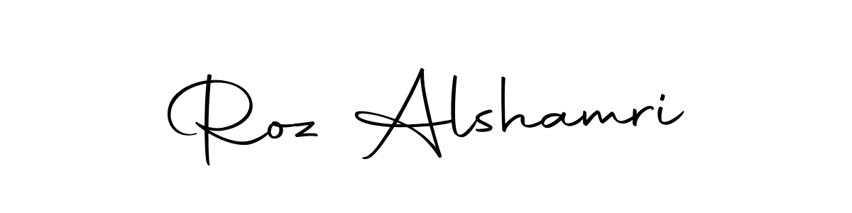 Make a short Roz Alshamri signature style. Manage your documents anywhere anytime using Autography-DOLnW. Create and add eSignatures, submit forms, share and send files easily. Roz Alshamri signature style 10 images and pictures png