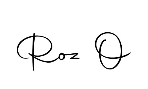 Make a beautiful signature design for name Roz O. With this signature (Autography-DOLnW) style, you can create a handwritten signature for free. Roz O signature style 10 images and pictures png
