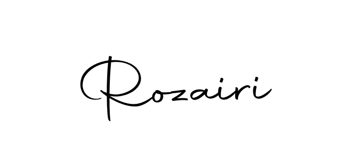 How to make Rozairi signature? Autography-DOLnW is a professional autograph style. Create handwritten signature for Rozairi name. Rozairi signature style 10 images and pictures png