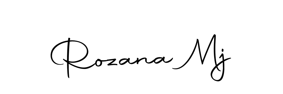 Here are the top 10 professional signature styles for the name Rozana Mj. These are the best autograph styles you can use for your name. Rozana Mj signature style 10 images and pictures png