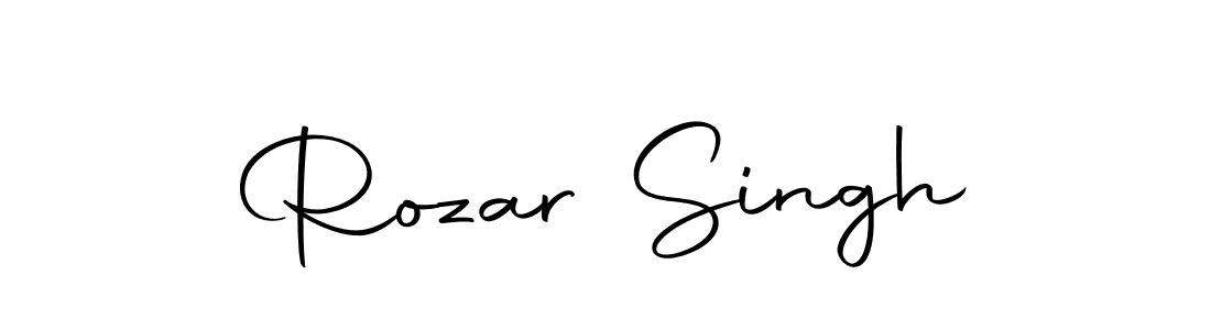 Design your own signature with our free online signature maker. With this signature software, you can create a handwritten (Autography-DOLnW) signature for name Rozar Singh. Rozar Singh signature style 10 images and pictures png