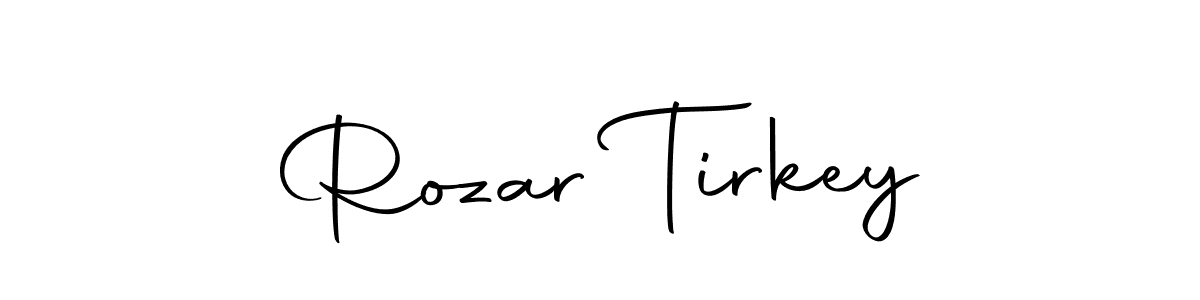How to make Rozar Tirkey signature? Autography-DOLnW is a professional autograph style. Create handwritten signature for Rozar Tirkey name. Rozar Tirkey signature style 10 images and pictures png