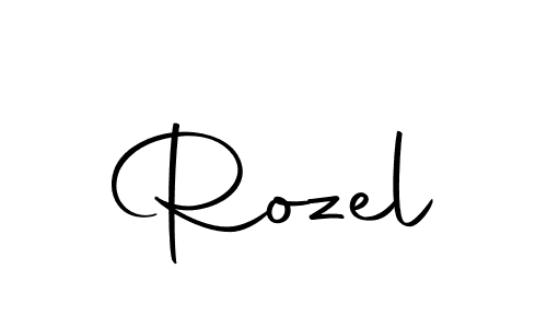 Autography-DOLnW is a professional signature style that is perfect for those who want to add a touch of class to their signature. It is also a great choice for those who want to make their signature more unique. Get Rozel name to fancy signature for free. Rozel signature style 10 images and pictures png