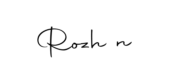 How to make Rozhİn signature? Autography-DOLnW is a professional autograph style. Create handwritten signature for Rozhİn name. Rozhİn signature style 10 images and pictures png