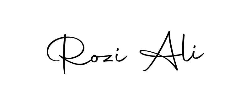 Similarly Autography-DOLnW is the best handwritten signature design. Signature creator online .You can use it as an online autograph creator for name Rozi Ali. Rozi Ali signature style 10 images and pictures png