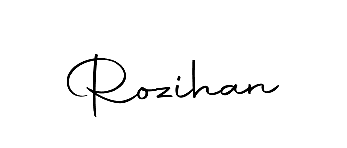 The best way (Autography-DOLnW) to make a short signature is to pick only two or three words in your name. The name Rozihan include a total of six letters. For converting this name. Rozihan signature style 10 images and pictures png