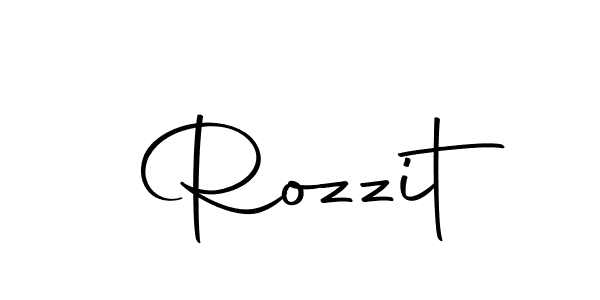 You should practise on your own different ways (Autography-DOLnW) to write your name (Rozzit) in signature. don't let someone else do it for you. Rozzit signature style 10 images and pictures png