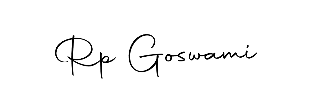 You should practise on your own different ways (Autography-DOLnW) to write your name (Rp Goswami) in signature. don't let someone else do it for you. Rp Goswami signature style 10 images and pictures png