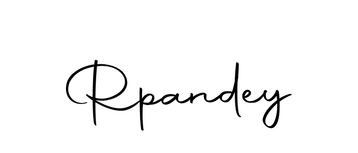 Create a beautiful signature design for name Rpandey. With this signature (Autography-DOLnW) fonts, you can make a handwritten signature for free. Rpandey signature style 10 images and pictures png