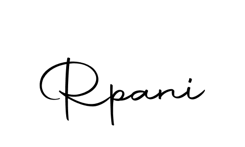 Rpani stylish signature style. Best Handwritten Sign (Autography-DOLnW) for my name. Handwritten Signature Collection Ideas for my name Rpani. Rpani signature style 10 images and pictures png