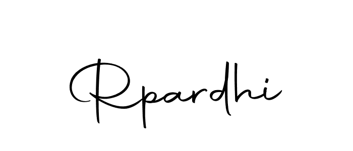 How to make Rpardhi name signature. Use Autography-DOLnW style for creating short signs online. This is the latest handwritten sign. Rpardhi signature style 10 images and pictures png