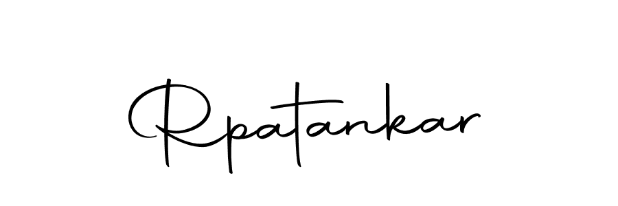 Use a signature maker to create a handwritten signature online. With this signature software, you can design (Autography-DOLnW) your own signature for name Rpatankar. Rpatankar signature style 10 images and pictures png