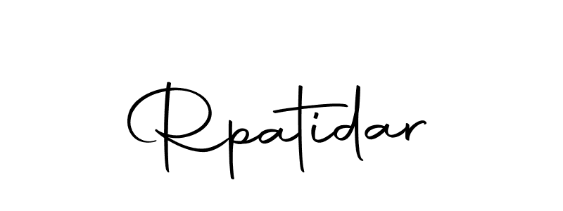 You should practise on your own different ways (Autography-DOLnW) to write your name (Rpatidar) in signature. don't let someone else do it for you. Rpatidar signature style 10 images and pictures png
