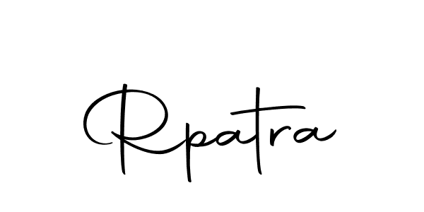 Rpatra stylish signature style. Best Handwritten Sign (Autography-DOLnW) for my name. Handwritten Signature Collection Ideas for my name Rpatra. Rpatra signature style 10 images and pictures png