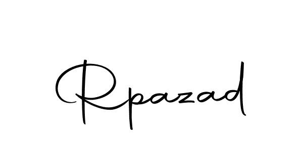 Similarly Autography-DOLnW is the best handwritten signature design. Signature creator online .You can use it as an online autograph creator for name Rpazad. Rpazad signature style 10 images and pictures png