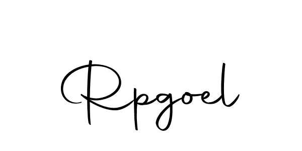 Design your own signature with our free online signature maker. With this signature software, you can create a handwritten (Autography-DOLnW) signature for name Rpgoel. Rpgoel signature style 10 images and pictures png