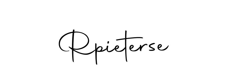 You should practise on your own different ways (Autography-DOLnW) to write your name (Rpieterse) in signature. don't let someone else do it for you. Rpieterse signature style 10 images and pictures png