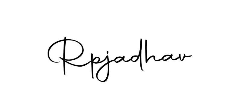 Make a beautiful signature design for name Rpjadhav. Use this online signature maker to create a handwritten signature for free. Rpjadhav signature style 10 images and pictures png