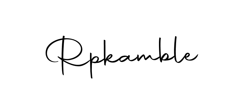 Make a beautiful signature design for name Rpkamble. Use this online signature maker to create a handwritten signature for free. Rpkamble signature style 10 images and pictures png