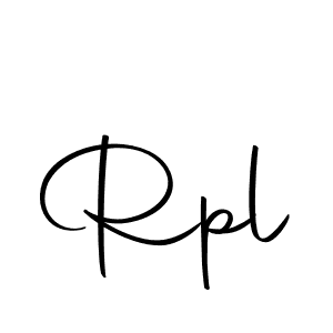 Make a beautiful signature design for name Rpl. With this signature (Autography-DOLnW) style, you can create a handwritten signature for free. Rpl signature style 10 images and pictures png