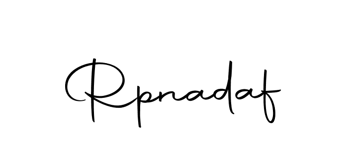 Design your own signature with our free online signature maker. With this signature software, you can create a handwritten (Autography-DOLnW) signature for name Rpnadaf. Rpnadaf signature style 10 images and pictures png