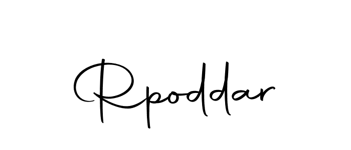 if you are searching for the best signature style for your name Rpoddar. so please give up your signature search. here we have designed multiple signature styles  using Autography-DOLnW. Rpoddar signature style 10 images and pictures png