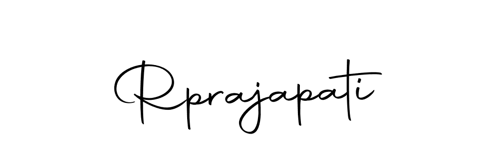 Use a signature maker to create a handwritten signature online. With this signature software, you can design (Autography-DOLnW) your own signature for name Rprajapati. Rprajapati signature style 10 images and pictures png