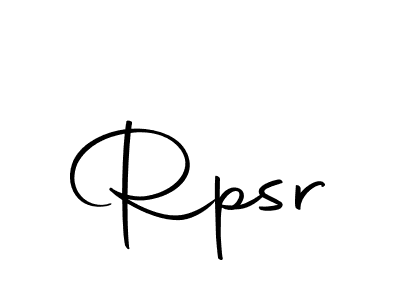 The best way (Autography-DOLnW) to make a short signature is to pick only two or three words in your name. The name Rpsr include a total of six letters. For converting this name. Rpsr signature style 10 images and pictures png